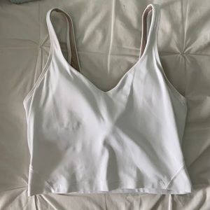 White lululemon align tank size 6